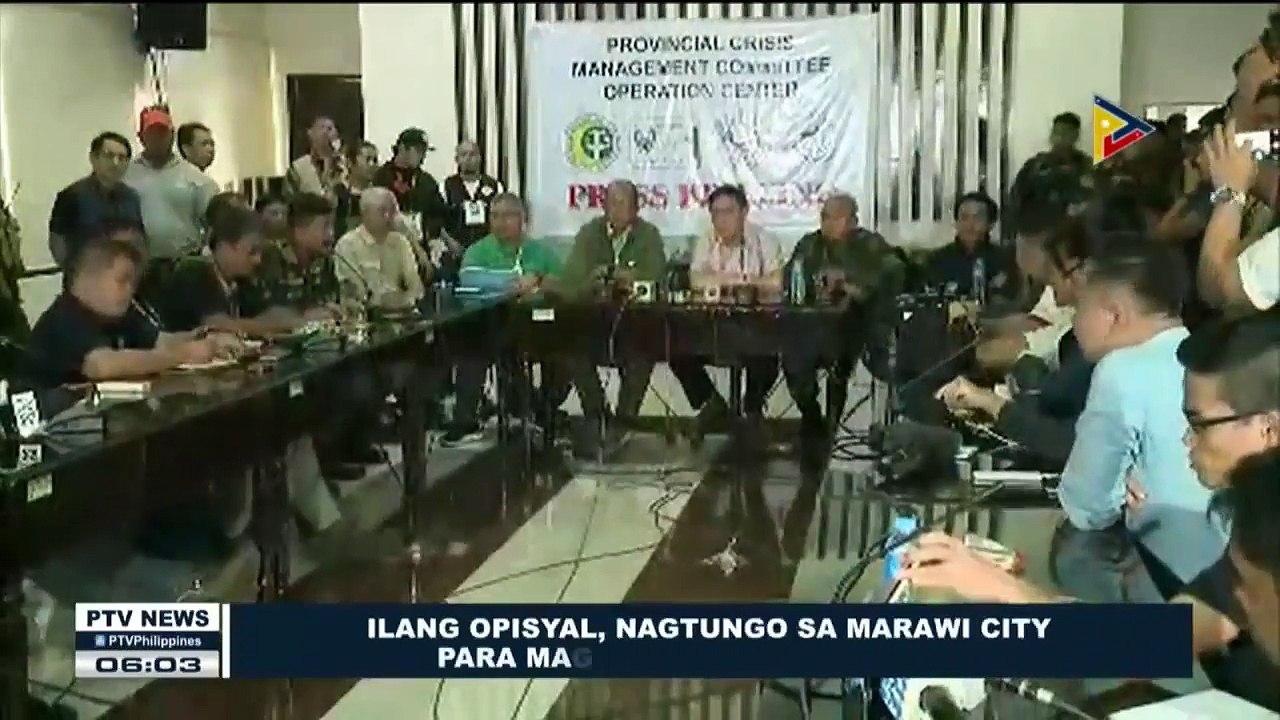 Ilang opisyal, nagtungo sa Marawi City para magsagawa ng assessment
