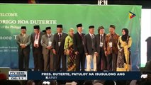 President Duterte, patuloy na isusulong ang kapayapaan at kaayusan sa Mindanao