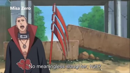 Shikamaru Kakashi and Naruto VS Hidan and Kakuzu Full Fight English sub