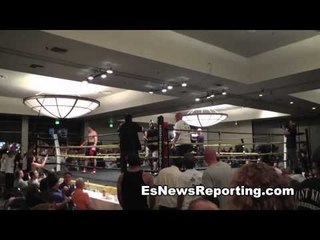 jose hernandez win pro debut fans go wild - EsNews Boxing