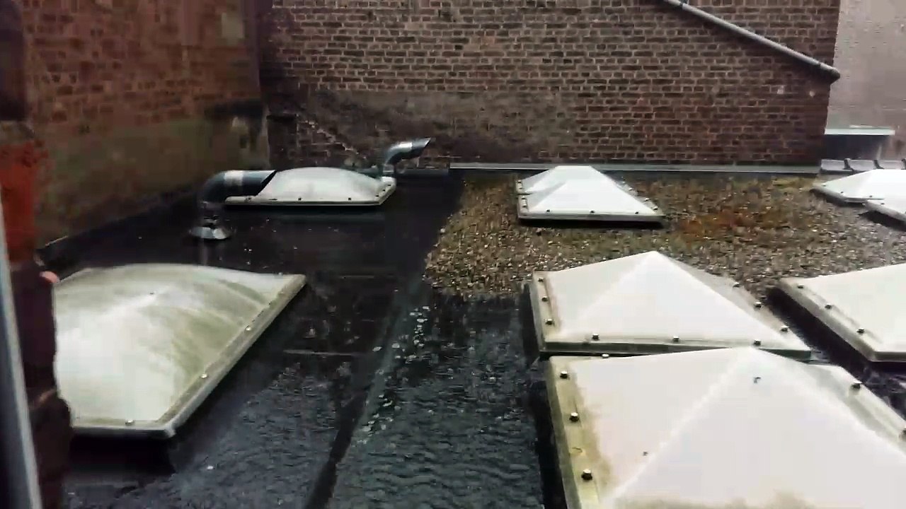 Gros orage à Verviers