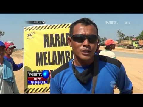 Jelang Arus Mudik Pemasangan Rambu Jalan Tol di Brebes - NET12