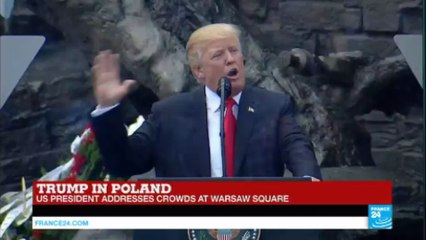 Trump in Poland: "Europe must do more!"