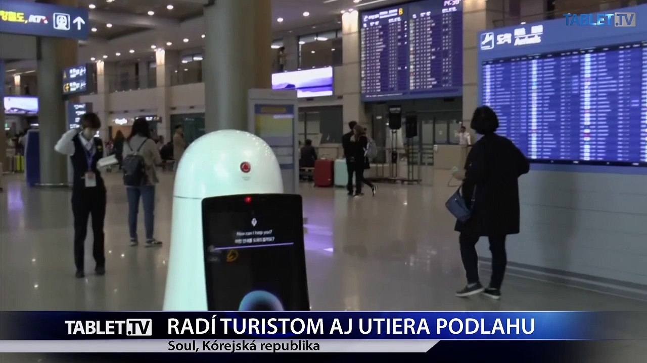 Robot vás odprevadí až k odletovej bráne