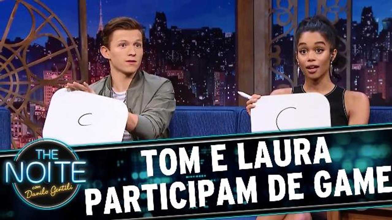 Tom Holland e Laura Harrier adivinham os nomes BR dos super-heróis