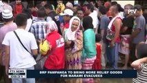 BRP Pampanga to bring more relief goods for Marawi evacuees