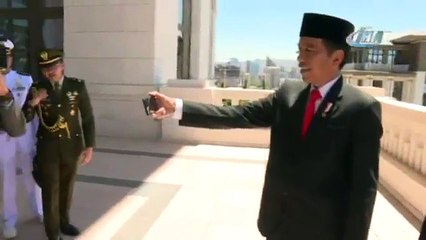 Widodo, Cumhurbaşkanı Erdoğan İle Sosyal Medyadan Canlı Yayın Yaptı