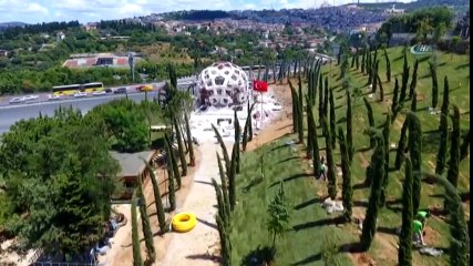 15 Temmuz Zafer Anıtı Havadan Görüntülendi
