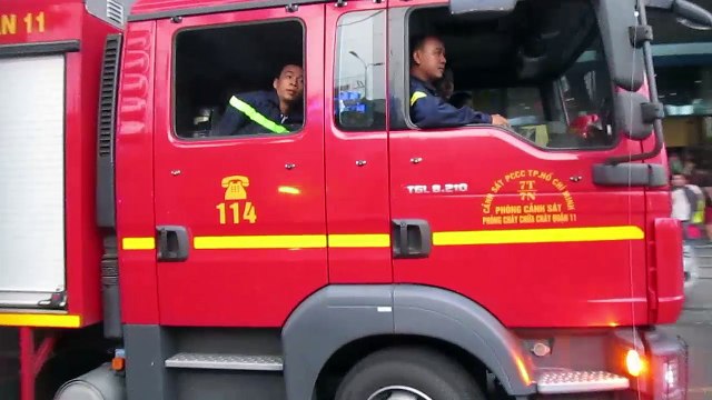 Cháy tòa nhà quận Tân Bình