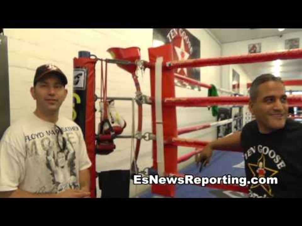 floyd mayweather vs canelo alvarez trainer talks to seckbach - EsNews Boxing