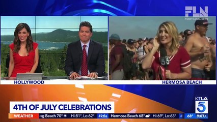 Une journaliste américaine se fait vomir dessus en plein direct à la télévision par un homme qui buvait de la bière