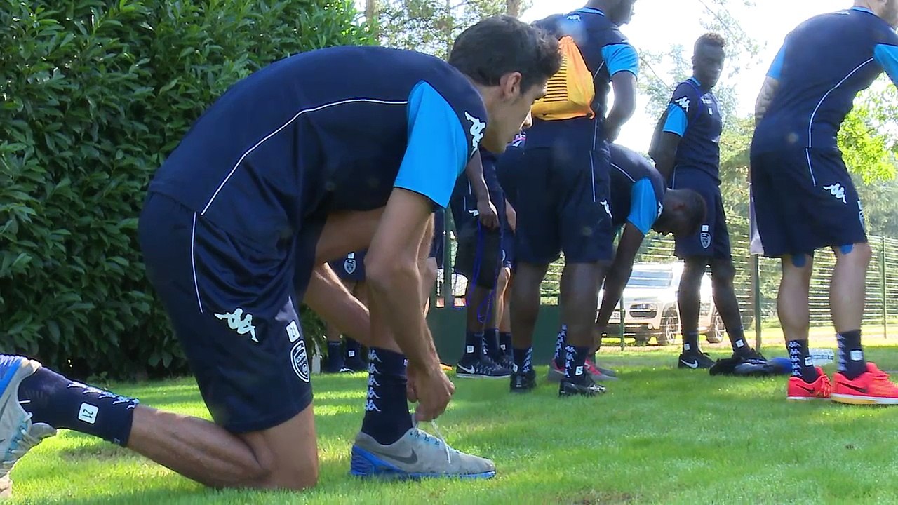 François Bellugou - Premier entrainement avec l...