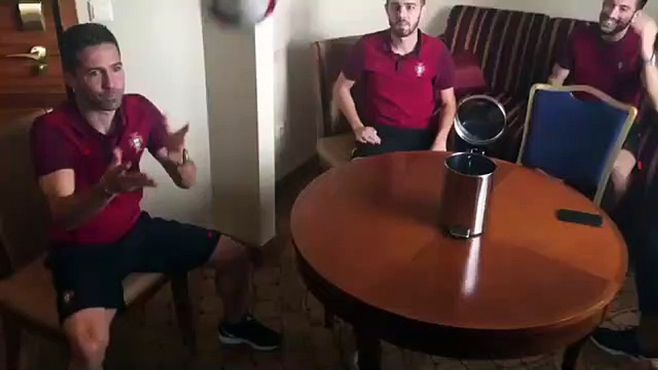 Vídeo dos jogadores mostra o talento da Seleção Portuguesa