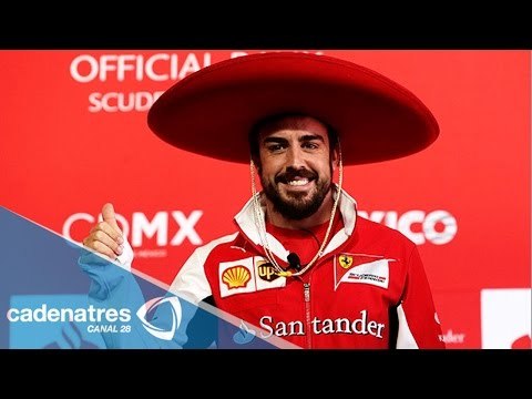 Fernando Alonso visita el Autódromo Hermanos Rodríguez