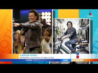 Carlos Vives entra en salón de la fama | Imagen Noticias con Francisco Zea
