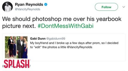 Ryan Reynolds Comes to Defense of Heartbroken Teenage Girl