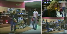Vídeo inédito dos Nirvana de 1988 mostra banda a tocar numa loja de eletrónica