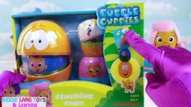 Et bulle autobus les couleurs des œufs guppys Apprendre petit tailles empilage Tayo playset surprise nesti