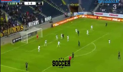 Eero Markkanen  Goal HD - AIK (Swe)	1-0	Klaksvik (Fai) 06.07.2017