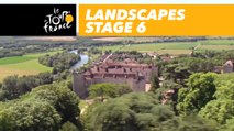 Paysages du jour / Landscapes of the day - Étape 6 / Stage 6 - Tour de France 2017