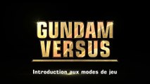 Gundam Versus - Présentation des modes de jeu