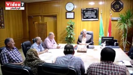 محافظ الإسماعيلية يستعرض الموقف التنفيذى لمشروع النادى الإسماعيلى