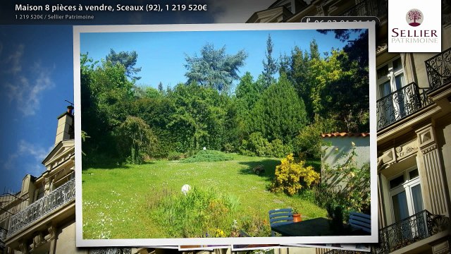Maison 8 pièces à vendre, Sceaux (92), 1 219 520€