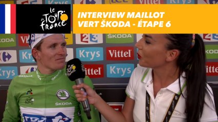 L'interview du maillot vert ŠKODA - Étape 6 - Tour de France 2017