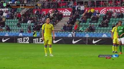 Senijad Ibricic (Penalty) GOAL HD - Flora (Est) 2-2 Domzale (Slo) 06.07.2017