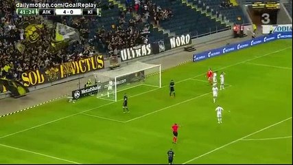 Eero Markkanen Hat-Trick Goal SD - AIK 5 - 0 Klaksvik - 06.07.2017 (Full Replay)