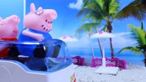 Cerdo para y de dibujos animados Peppa Pig Peppa George construir la maquina garaje del peppa