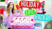 20 DIY Holiday Life Hacks!! By Alisha Marie