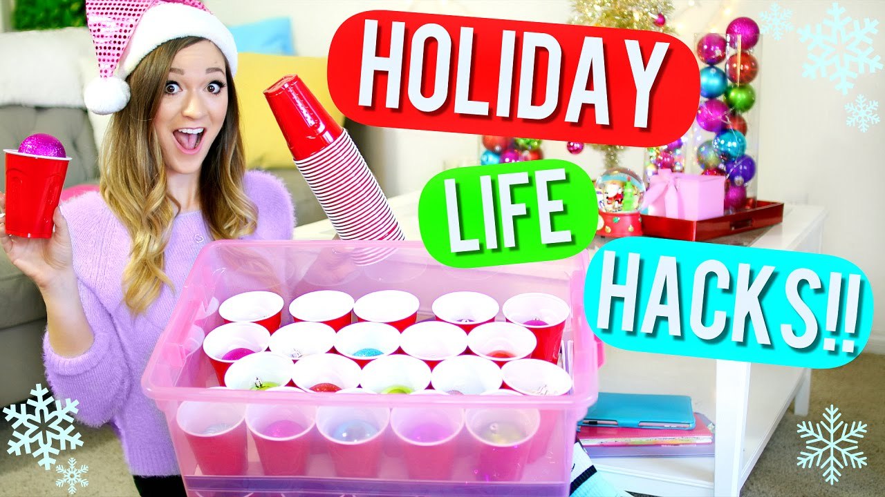 20 DIY Holiday Life Hacks!! By Alisha Marie