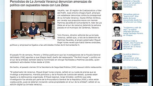 Periodistas de La Jornada en Veracruz son amenazados