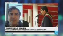 Analysis: Venezuela Crisis - Gov''t backers attack opposition MPs at National Assembly
