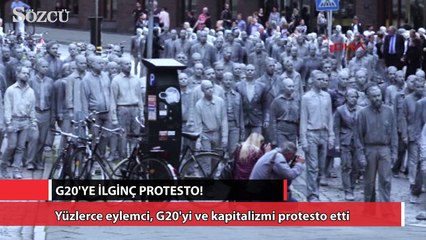G20'ye karşı 'zombi ve değişim' protestosu