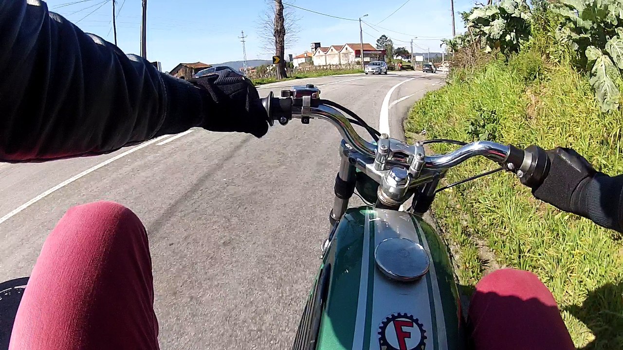 De Penafiel a Valongo na ida ao Porto | Onboard Famel Zundapp XF17 #GreenZefa Parte 2/2