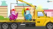 The Tow Truck's Car Service: Real Emergency Vehicles | Truck and cars cartoons for kids