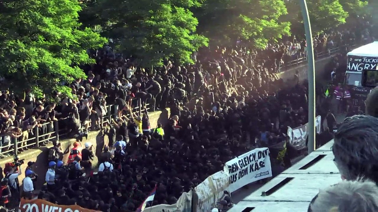 Massive Ausschreitungen bei G20-Protesten in Hamburg