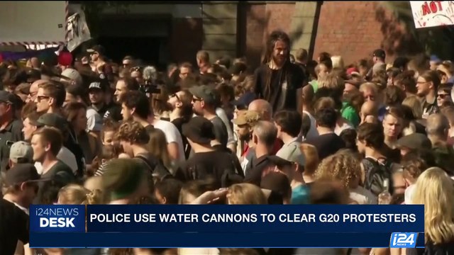 i24NEWS DESK | Trump arrives in Hamburg ahead of fractious G20 | Thursday, June 6th 2017