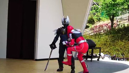 【宇宙戦隊キュウレンジャー】 スペシャルショー ゴセイレッド＆ゴセイピンク登場