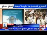 Protest Against Ban Of Private Buses In Bangalore