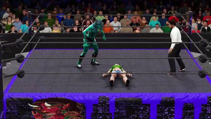 WWE 2K17 laura matsuda v galactic queen