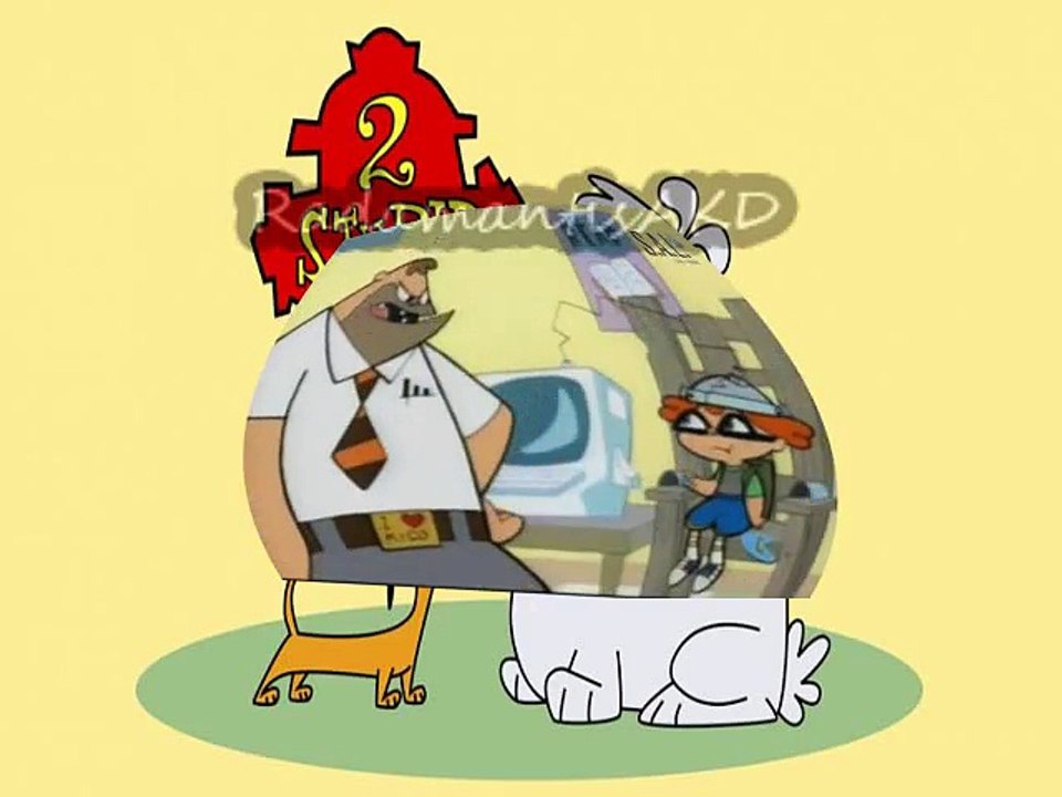 Dos Perros tontos El maestro sustituto dibujos animados