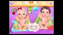 Et bébé soins dessin animé pour des jeux fille enfants sœurs doux jumelle Jeu dipad hd
