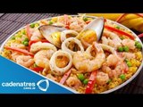 Receta para preparar paella de camarones de 1 hora. Receta de paella / Paella de camarones