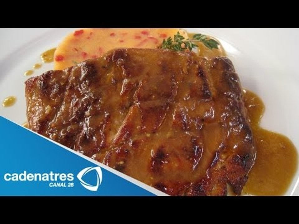 Receta para preparar carne de res con salsa de...