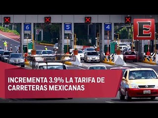 Aumentan tarifas en red carretera