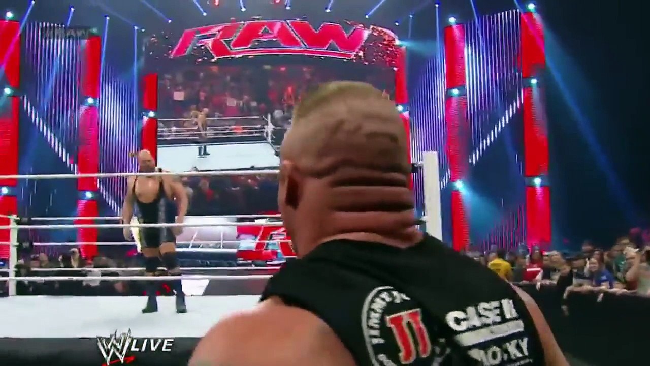 Big Show and Brock Lesnar come face-to-face_ Raw, Jan. 20, 2014 ( 720 X 1280 )
