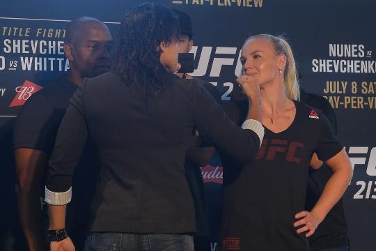 UFC 213 media day face-offs
